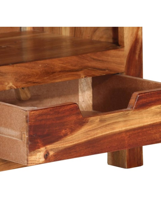 TV skříňka 110 x 30 x 40 cm masivní akáciové dřevo