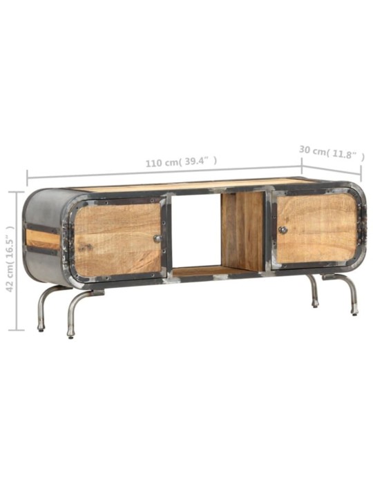 TV skříňka 110 x 30 x 42 cm masivní mangovníkové dřevo