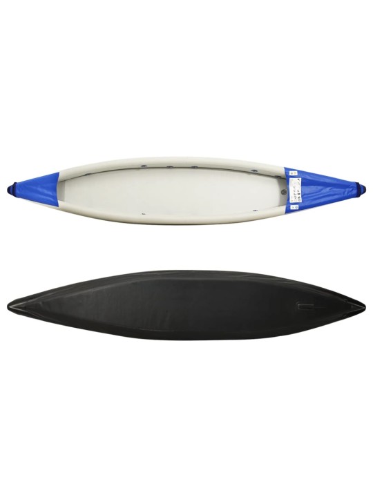 Nafukovací kajak modrý 424 x 81 x 31 cm polyester