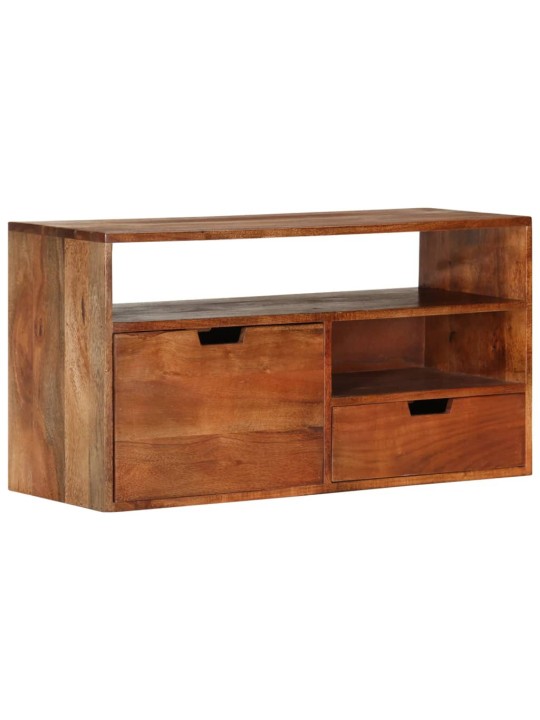 TV stolek 80 x 30 x 42 cm masivní akáciové dřevo