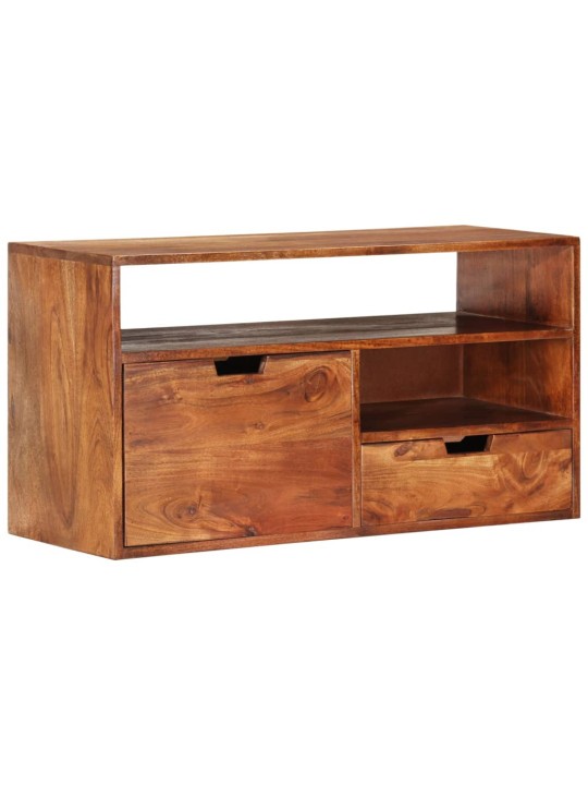 TV stolek 80 x 30 x 42 cm masivní akáciové dřevo