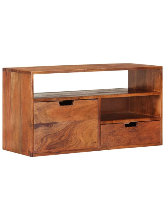 TV stolek 80 x 30 x 42 cm masivní akáciové dřevo