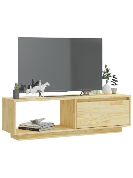 TV stolek 110 x 30 x 33,5 cm masivní borové dřevo