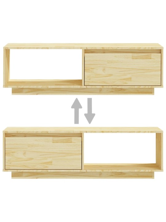 TV stolek 110 x 30 x 33,5 cm masivní borové dřevo