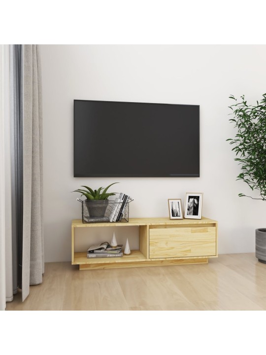 TV stolek 110 x 30 x 33,5 cm masivní borové dřevo