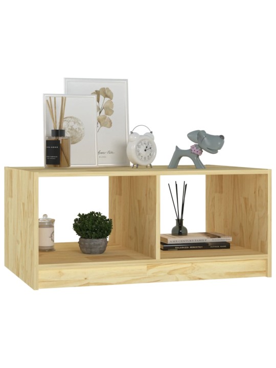 Konferenční stolek 75 x 50 x 33,5 cm masivní borové dřevo