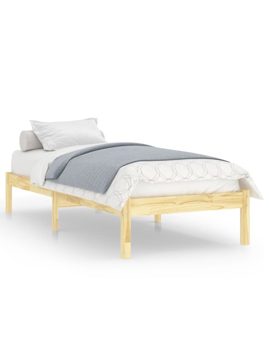 Rám postele masivní dřevo 90 x 190 cm Single