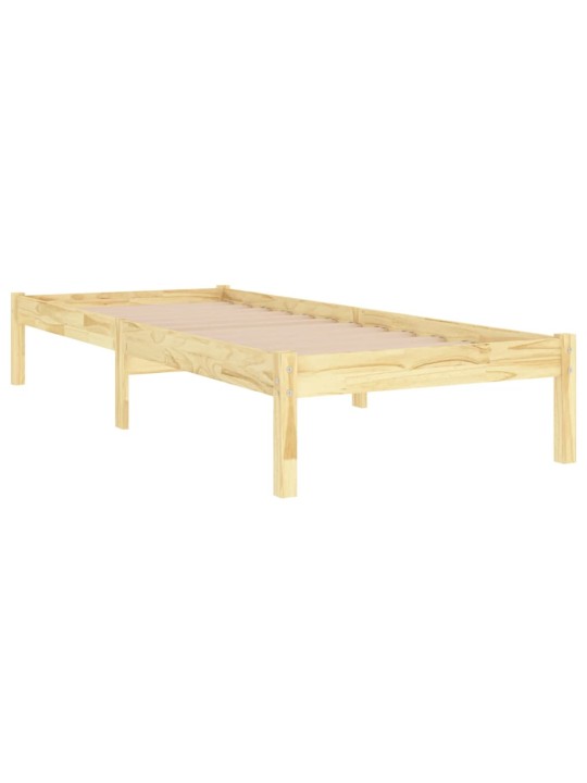 Rám postele masivní dřevo 90 x 190 cm Single