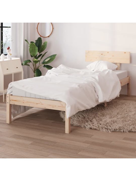 Rám postele masivní dřevo borovice 90 x 200 cm