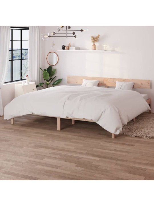 Rám postele bez matrace masivní dřevo 200 x 200 cm