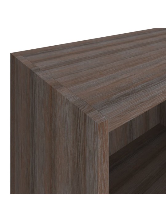 Knihovna kompozitní dřevo 60 x 31 x 78 cm šedý dub sonoma