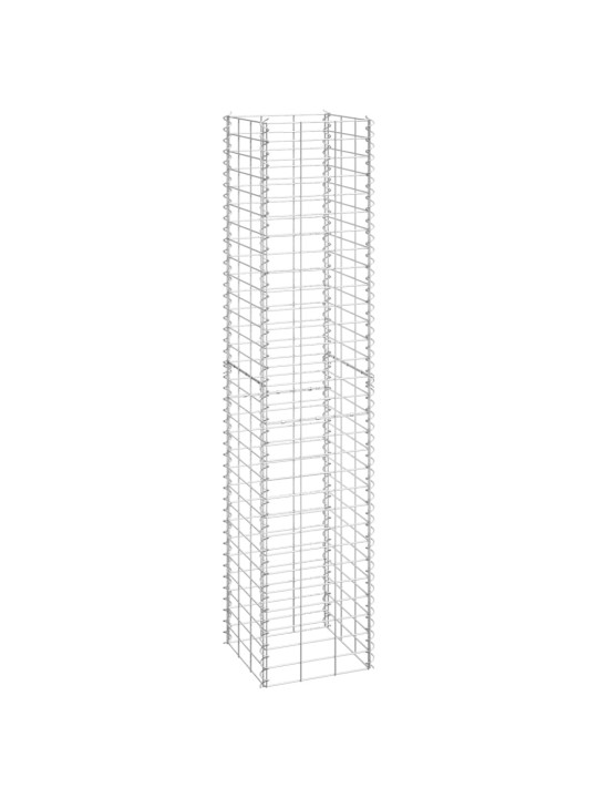 Gabionové vyvýšené záhony 3 ks 30 x 30 x 150 cm železo