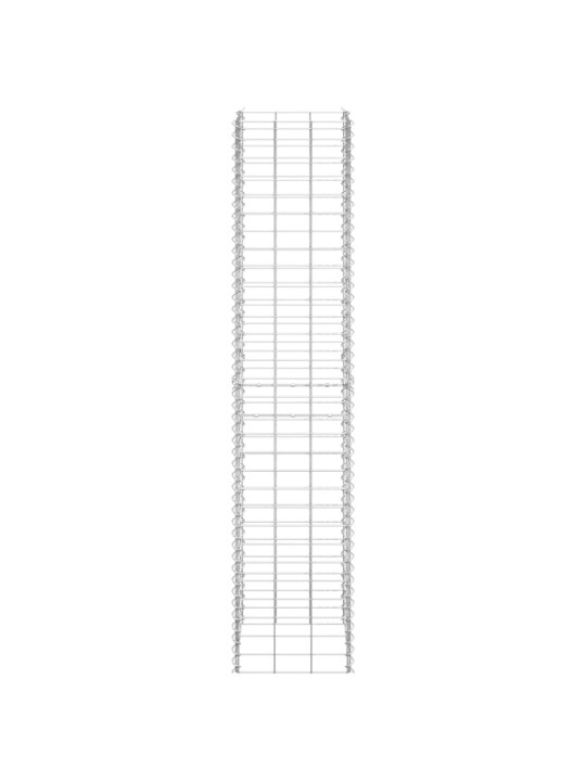 Gabionové vyvýšené záhony 3 ks 30 x 30 x 150 cm železo