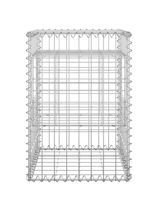 Gabionové sloupky 2 ks 40 x 40 x 60 cm železo