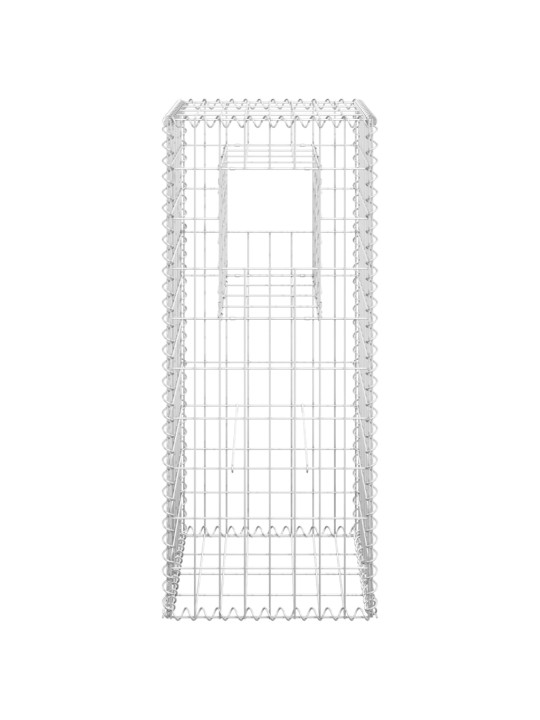 Gabionové sloupky 2 ks 40 x 40 x 100 cm železo