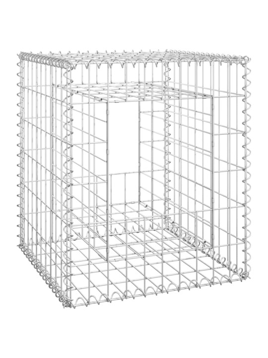 Gabionové sloupky 2 ks 50 x 50 x 60 cm železo