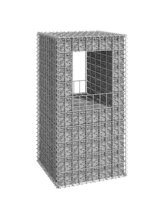 Gabionový sloupek 50 x 50 x 100 cm železo