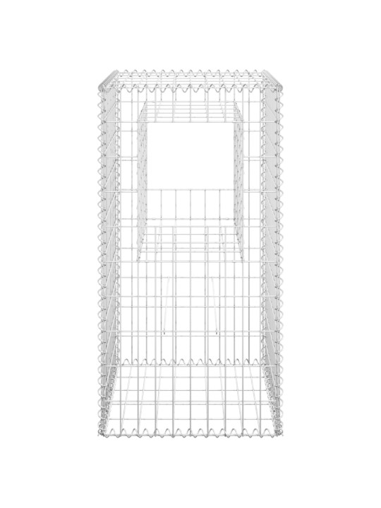 Gabionové sloupky 2 ks 50 x 50 x 100 cm železo