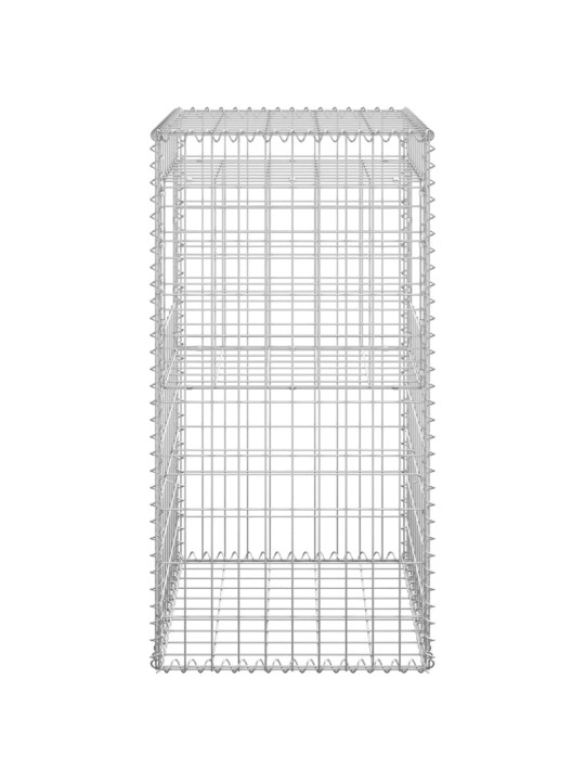 Gabionové sloupky 2 ks 50 x 50 x 100 cm železo