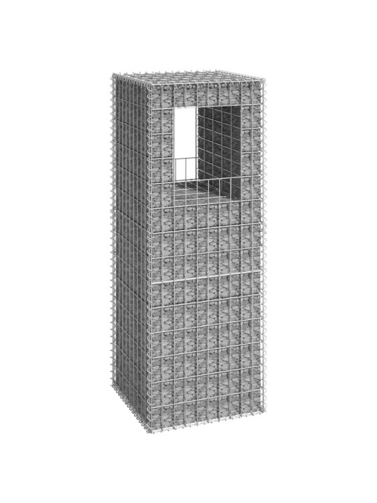 Gabionový sloupek 50 x 50 x 140 cm železo