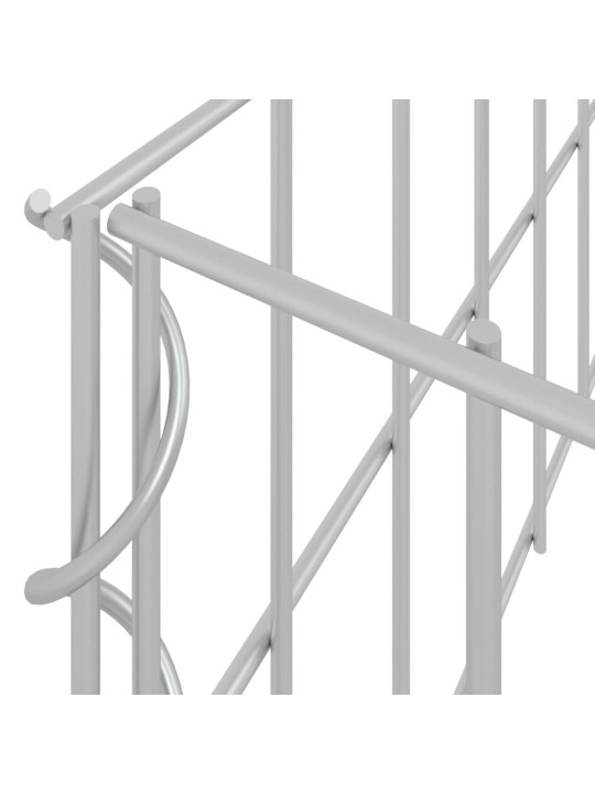 Gabionový vyvýšený záhon pozinkovaná ocel 300 x 100 x 20 cm