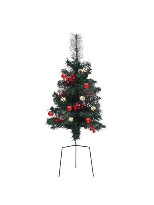 Umělé vánoční stromky na cestu 2 ks 76 cm PVC