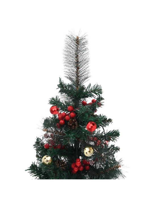 Umělé vánoční stromky na cestu 2 ks 76 cm PVC