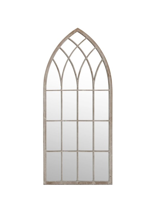 Zahradní zrcadlo pískové 70 x 30 cm železo pro použití venku
