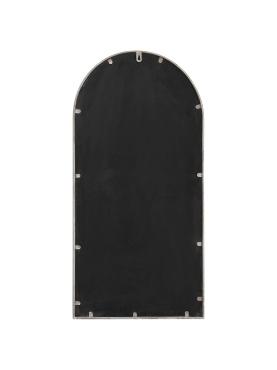 Zahradní zrcadlo pískové 90 x 45 cm železo do exteriéru