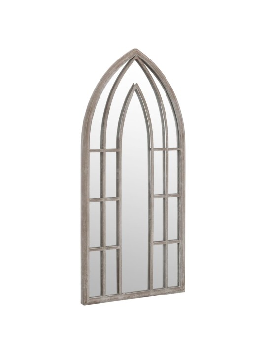 Zahradní zrcadlo pískové 100 x 45 cm železo pro použití venku
