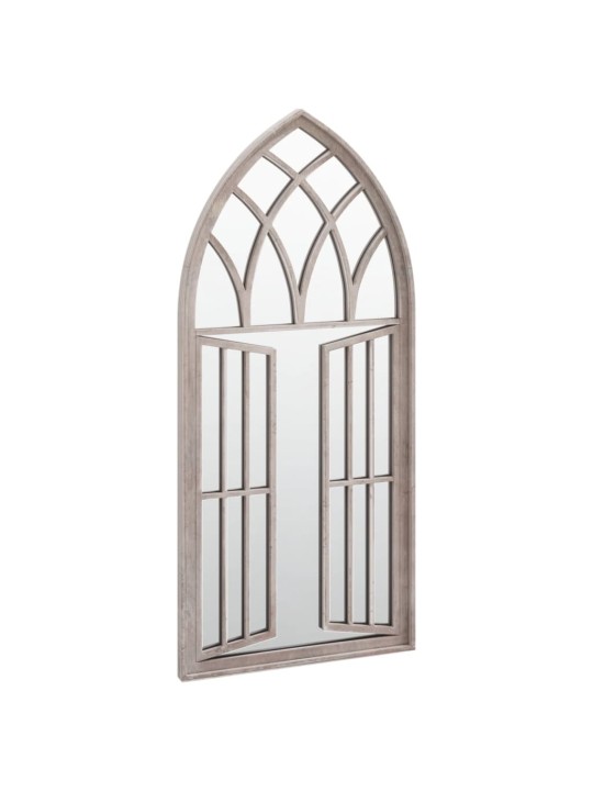 Zahradní zrcadlo pískové 100 x 45 cm železo pro použití venku