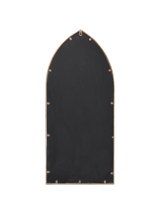 Zahradní zrcadlo pískové 100 x 45 cm železo pro použití venku