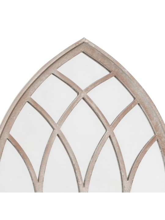 Zahradní zrcadlo pískové 100 x 45 cm železo pro použití venku