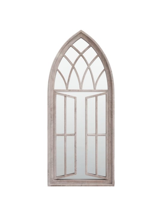 Zahradní zrcadlo pískové 70 x 30 cm železo pro použití venku