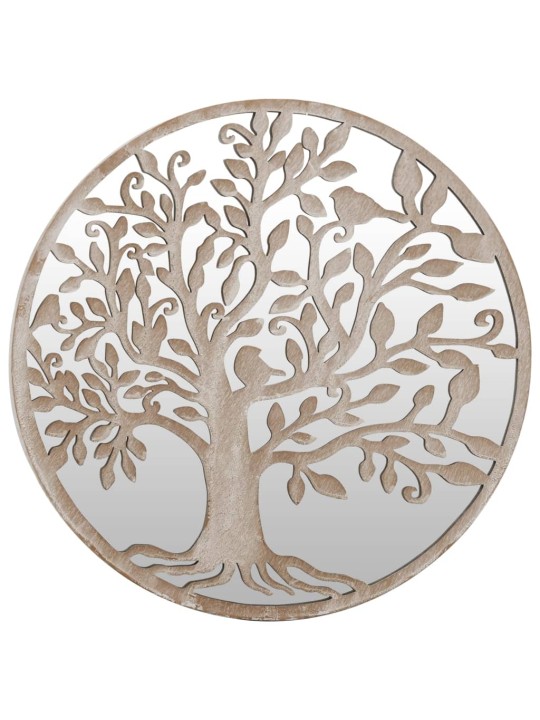 Zahradní zrcadlo pískové 40 x 2,5 cm železo kulaté do exteriéru