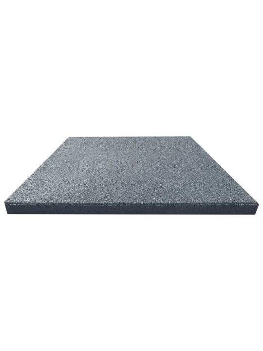 Protipádové dlaždice 6 ks pryžové 50 x 50 x 3 cm šedé