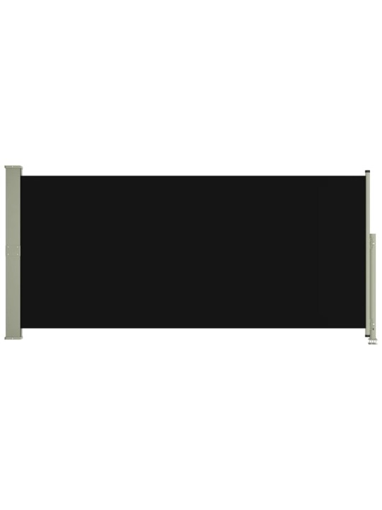 Zatahovací boční markýza 140 x 300 cm černá