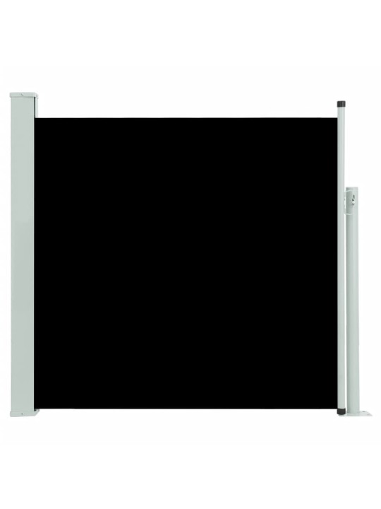 Zatahovací boční markýza 170 x 300 cm černá