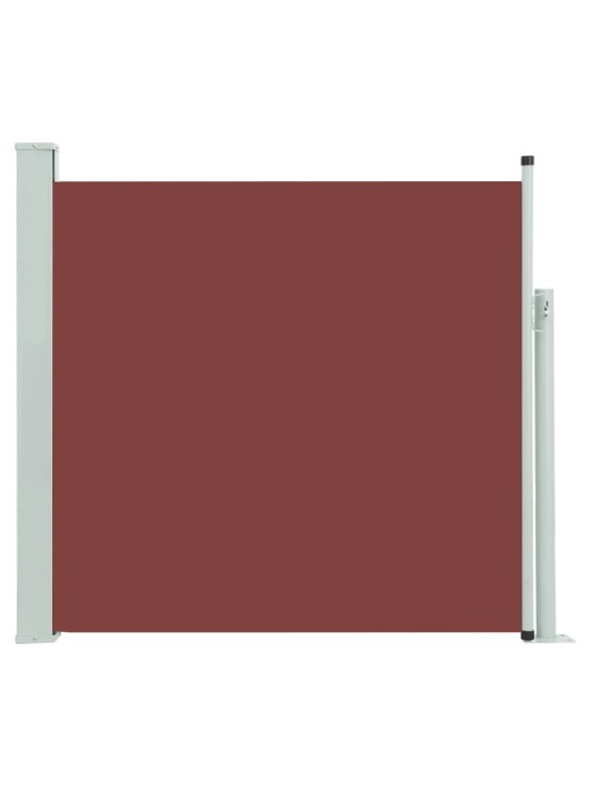 Zatahovací boční markýza 170 x 300 cm hnědá