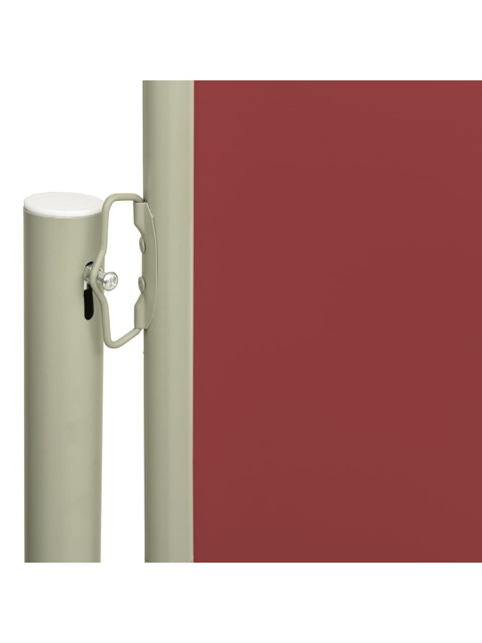 Zatahovací boční markýza 140 x 600 cm červená