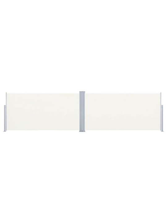 Zatahovací boční markýza krémová 160 x 600 cm