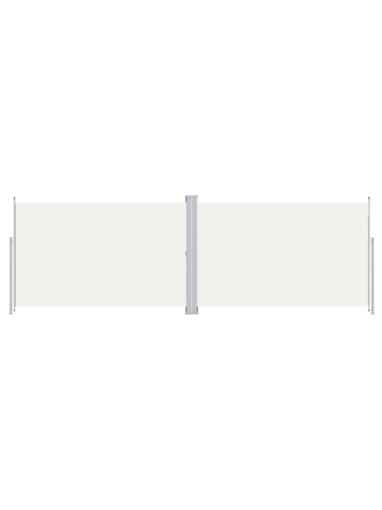 Zatahovací boční markýza krémová 220 x 600 cm