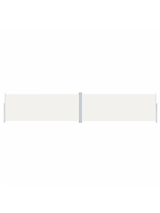 Zatahovací boční markýza krémová 200 x 1 000 cm