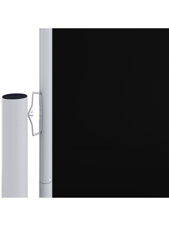 Zatahovací boční markýza černá 200 x 1 200 cm