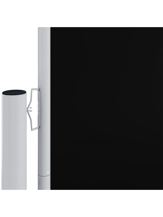 Zatahovací boční markýza černá 200 x 1 200 cm