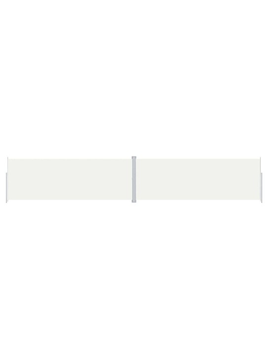Zatahovací boční markýza krémová 220 x 1 200 cm