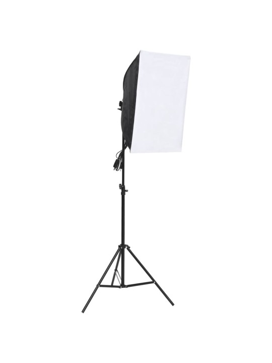 Sada studiových světel s pozadími a softboxy