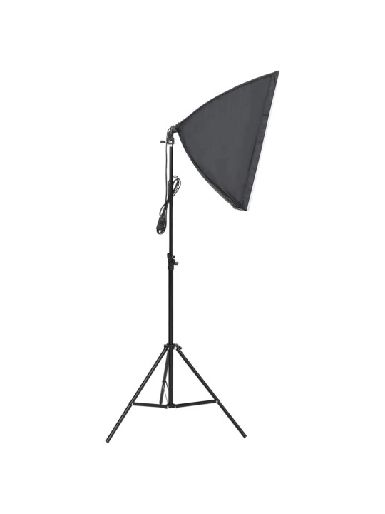 Sada studiových světel s pozadími a softboxy