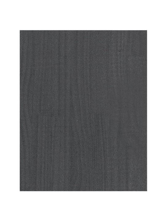TV stolek šedý 70 x 33 x 42 cm masivní borové dřevo