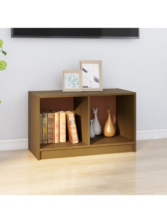 TV stolek medově hnědý 70 x 33 x 42 cm masivní borové dřevo